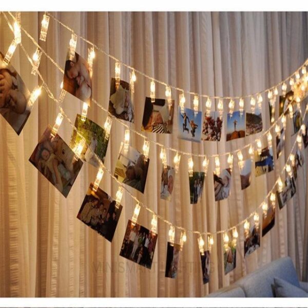 LED Photo Holder String Lights - Image 7